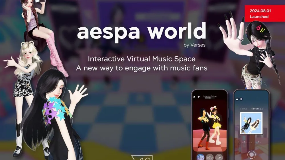Interactive virtual music space with 3D avatars and mobile app integration.