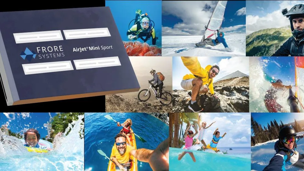 AirJet Mini Sport, by Frore Systems, the IP68 compliant solid-state active cooling chip