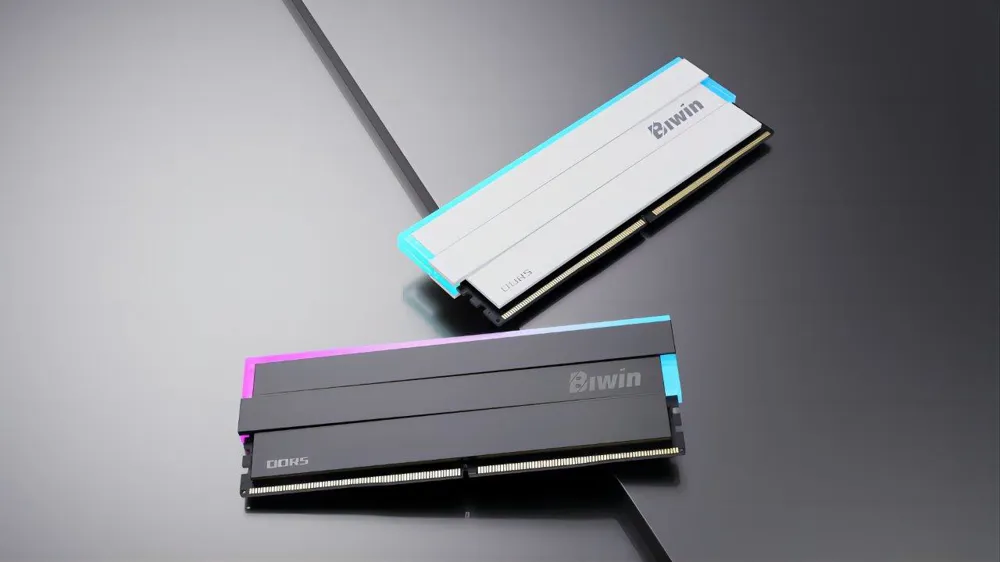 Biwin Black Opal DW100 DDR5 RGB U-DIMM memory