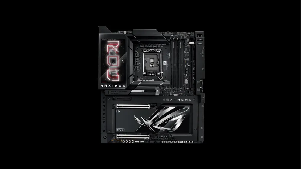 ROG MAXIMUS Z890 EXTREME gaming motherboard.